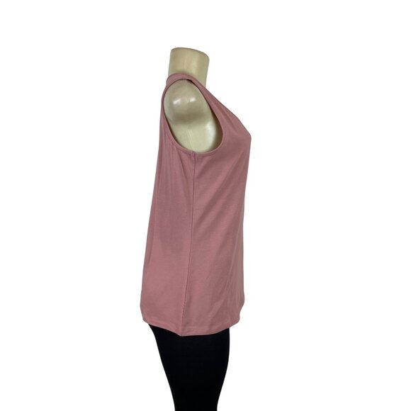 D&co. Women's 2-Piece Dusty Pink Lace Overlay & Sleeveless Tank Set Sz S - Picture 5 of 10